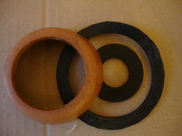 Kit Joints Cuir Pompe Jardin Type 75 - 1 Piston + 2 Joints D'Étanchéité Fontaine