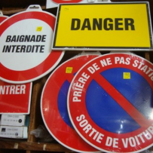 Signaletique, marquage